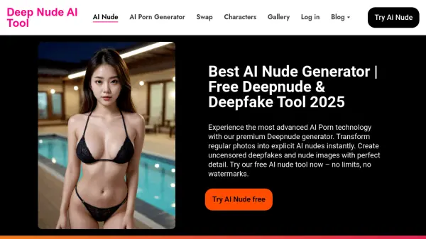 Deep Nude AI Tool screenshot