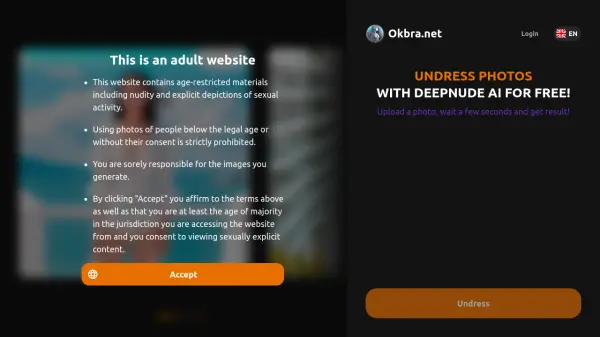 Okbra.net screenshot