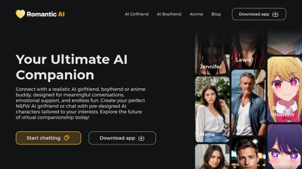 Romantic AI screenshot