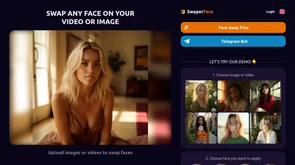 SwaperFace screenshot